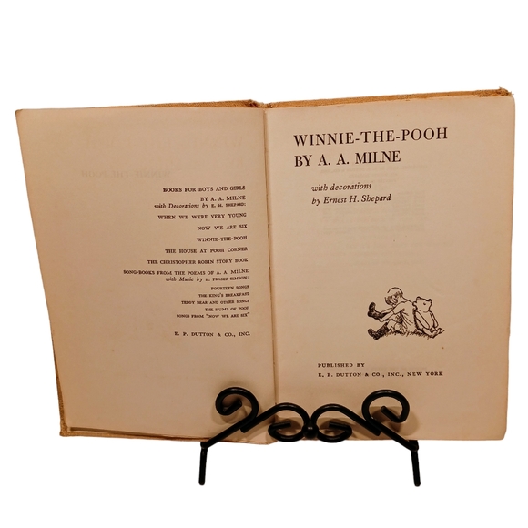 Rare Vintage WINNIE THE POOH Children's Book by A.A. Milne 1950 - Picture 6 of 9